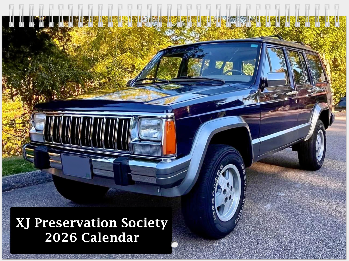 2026 XJ Preservation Society Calendar
