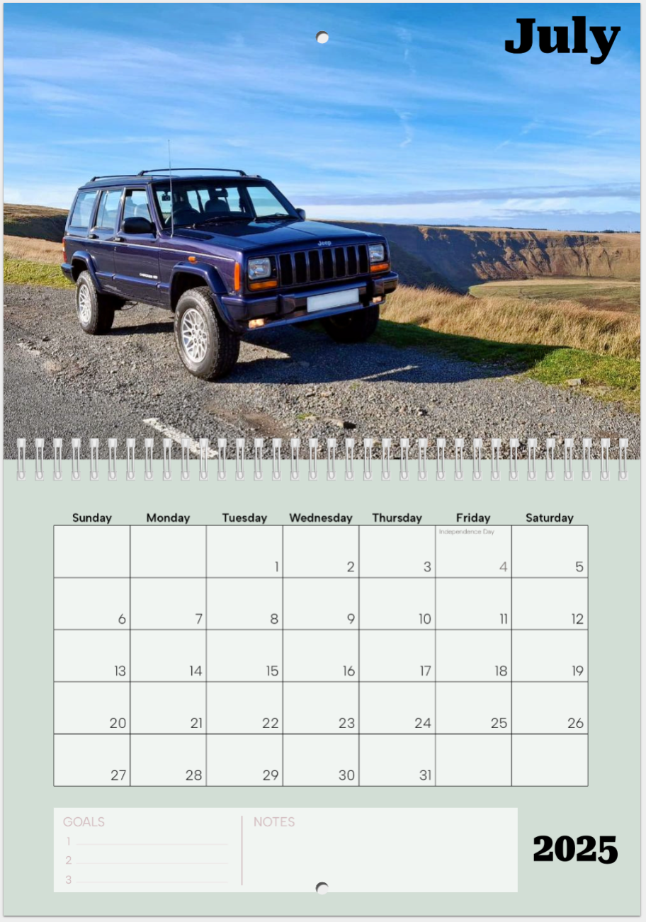 2026 XJ Preservation Society Calendar