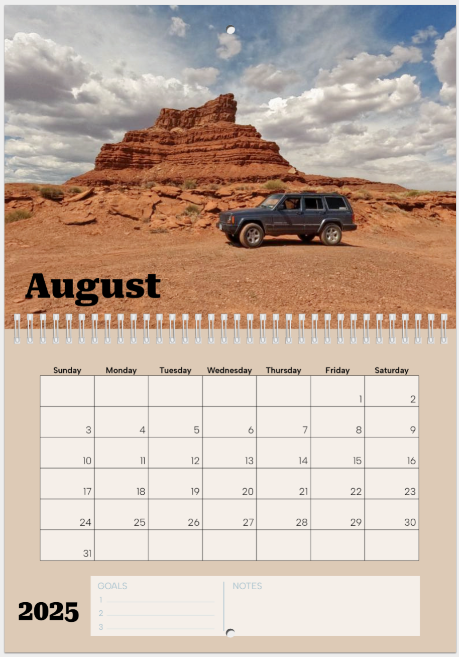 2026 XJ Preservation Society Calendar