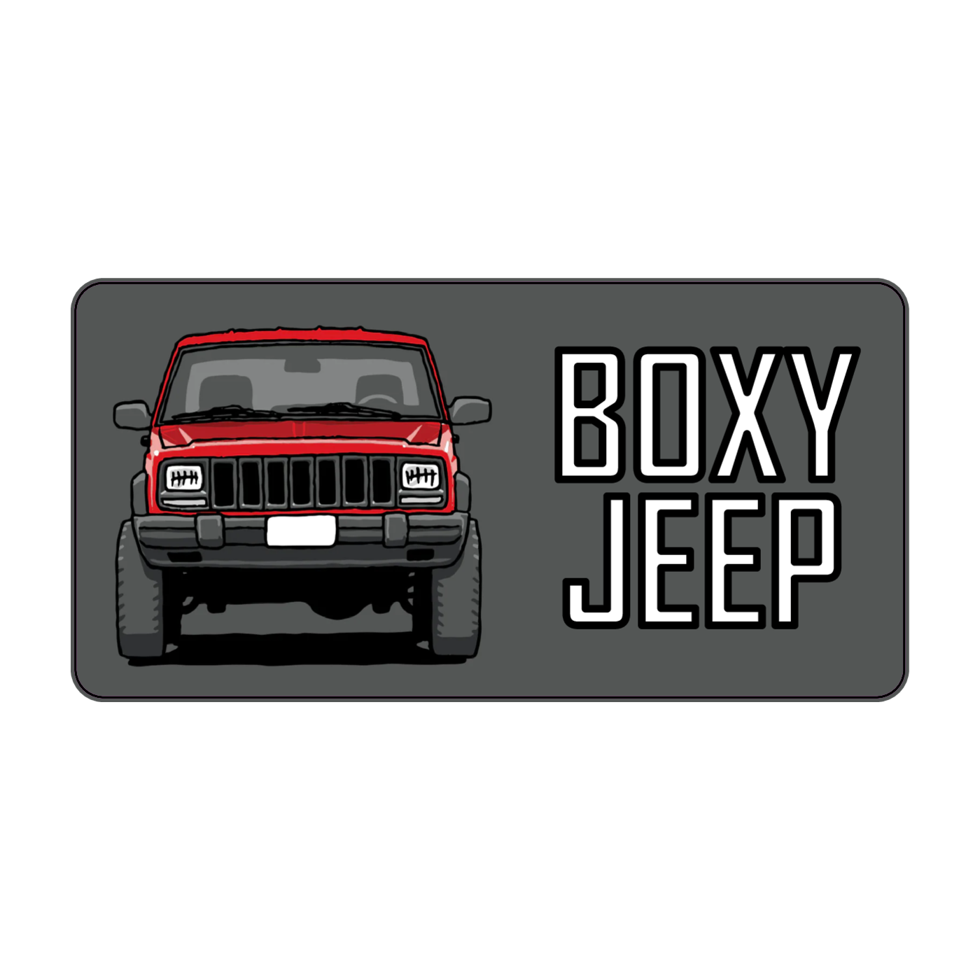"BOXY JEEP" Sticker