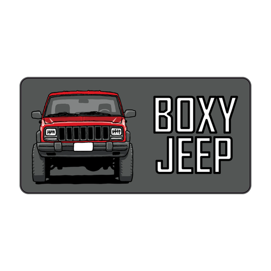 "BOXY JEEP" Sticker