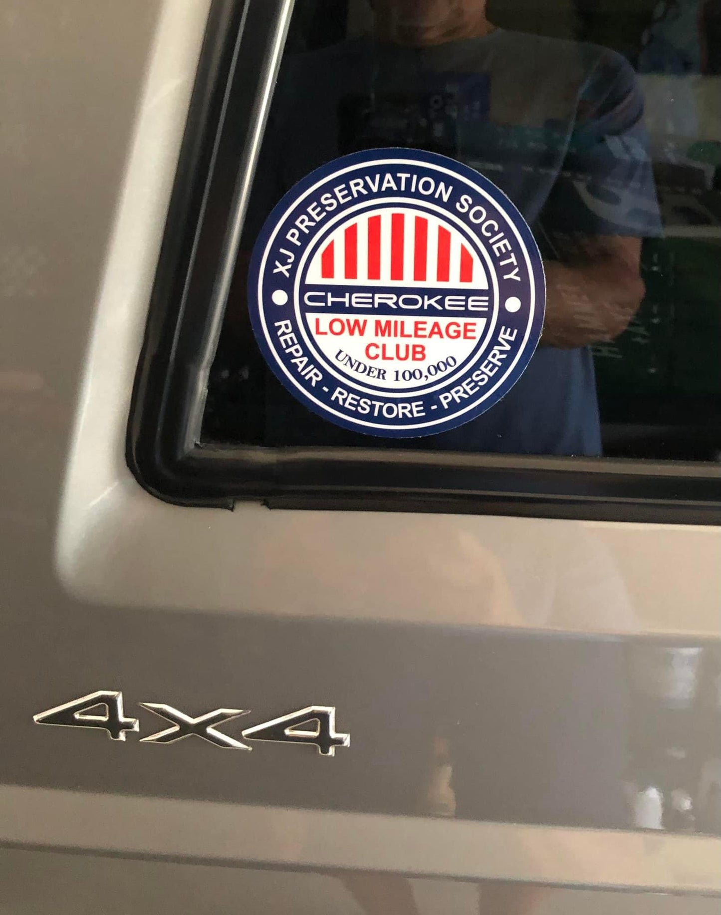 XJ Preservation Society Mileage Club Decals