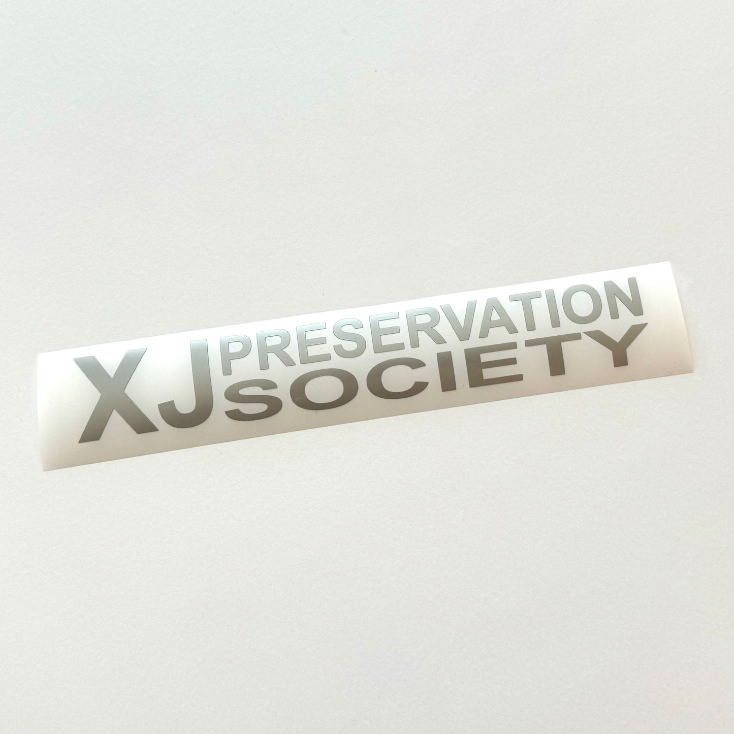 XJ Preservation Society Transfer Decal