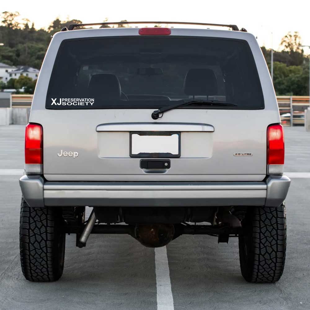 XJ Preservation Society Transfer Decal