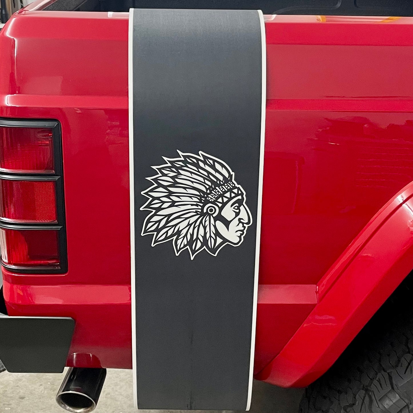 Jeep "Comanche Chief" Bedside Decals - L&R Sides