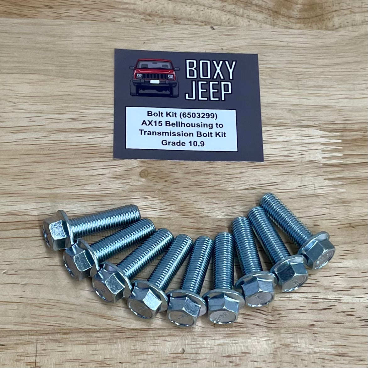 Jeep AX15 Bellhousing-to-Transmission Bolt Kit (1989-2001)