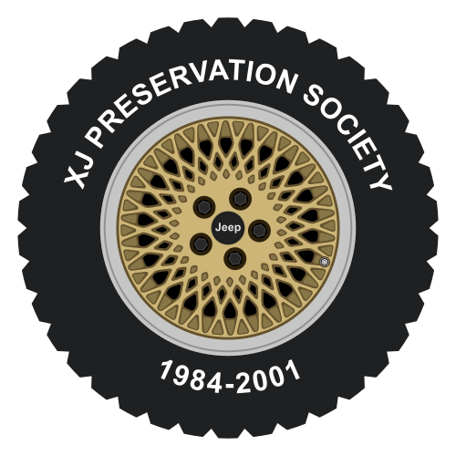 XJ Preservation Society Wheel Stickers