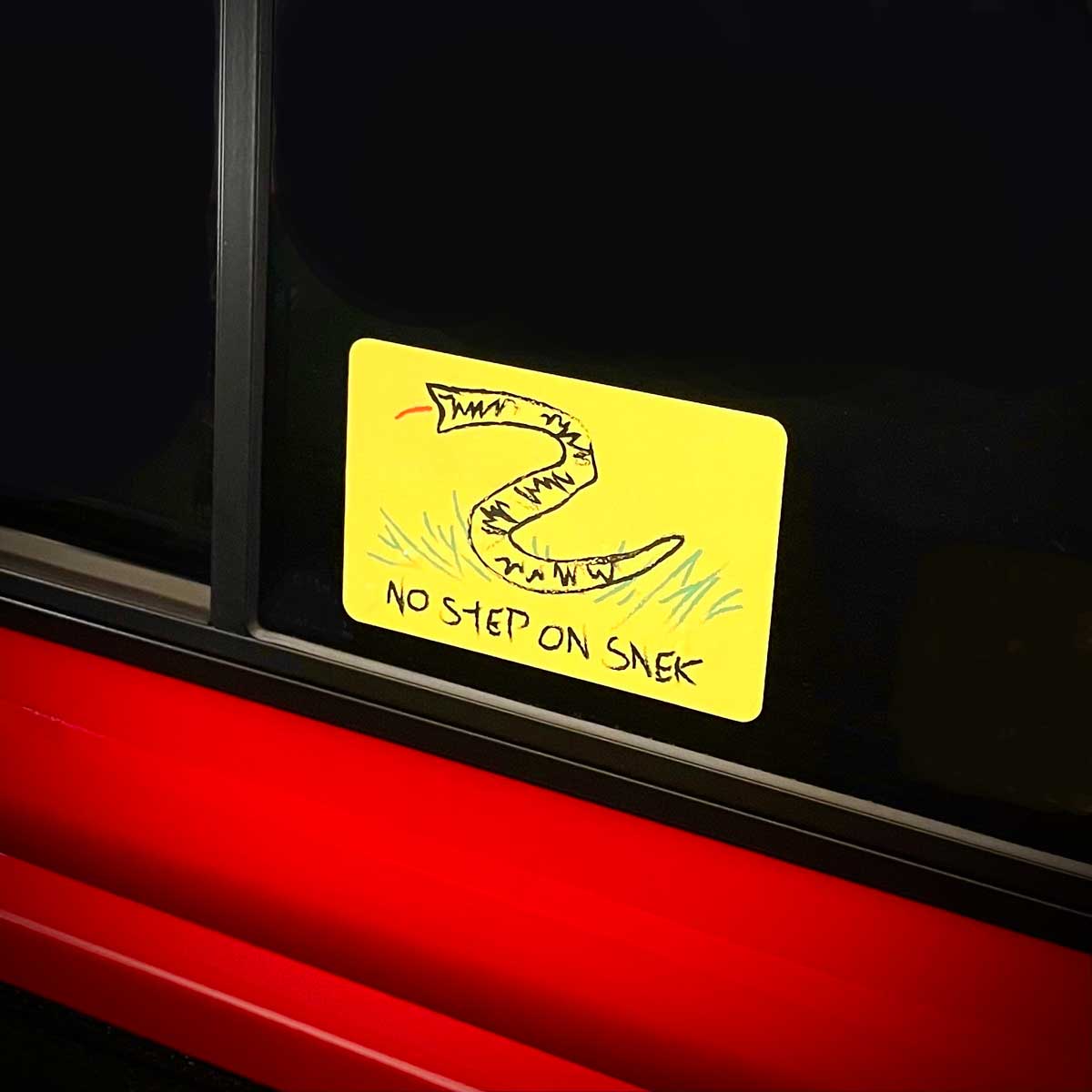 No Step On Snek (Gadsden Flag) Decal