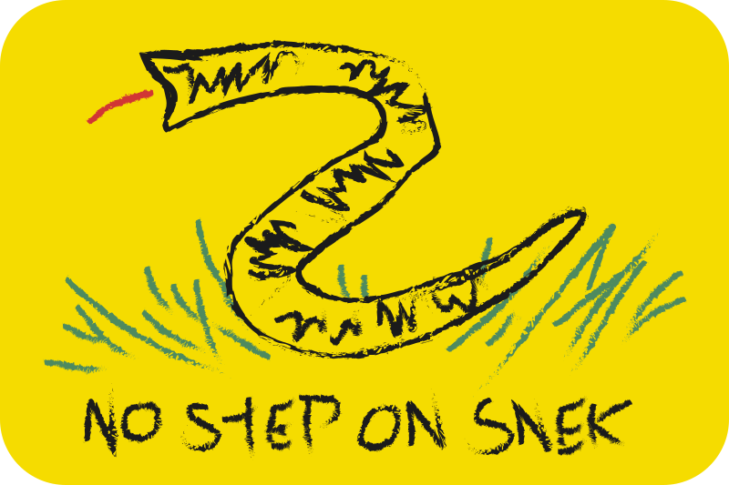 No Step On Snek (Gadsden Flag) Decal